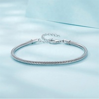 Bracelets fantaisie pour homme, haute qualité, OEM, vente en gros, bijoux fantaisie, diy, fermoir mousqueton, argent pur 925