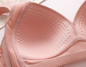 حمالة صدر نسائية جديدة بدون خياطة مقاس كبير كأس كامل ملابس داخلية نسائية من الدانتيل قابلة للتنفس - Product Image 3