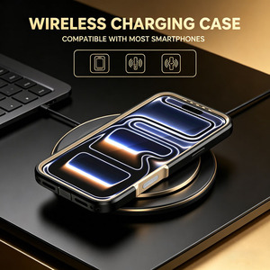 เคสกันกระแทกแบบแม่เหล็ก 2in1 วัสดุ TPU PC สีทูโทนสุดเทรนดี้ พร้อมปุ่มสัมผัส AI ป้องกันรอบด้าน สำหรับ <span class=keywords><strong>iPhone</strong></span> 17 16 15 14 Pro Max - Product Image 3