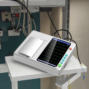 JZ-TEC601 Portable Electronic Handheld <b>12</b> Lead 6 Channel ECG/EKG Veterinary Monitoring Device CE Certified Class II Built-in - Product Image 4
