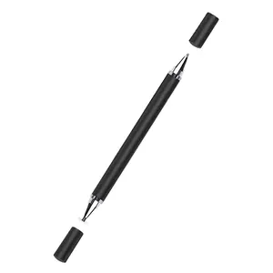 2-in-1 Black Stylus Pen for iPhone iPad Pro Mini Air Android Microsoft All Capacitive Touch Screens-for Writing Drawing