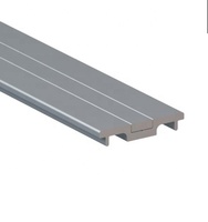 Plaque de seuil moderne et durable, résistante aux intempéries, transition de bord de sol, alliage d'aluminium, seuil de porte invisible