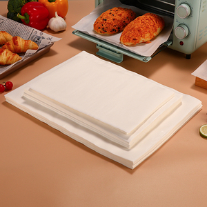 200 Piezas de Papel para Hornear Natural Blanco Resistente a la Grasa, de Grado Alimenticio, con Revestimiento Doble o Simple para Hornear Galletas, 33*22cm - Product Image 6