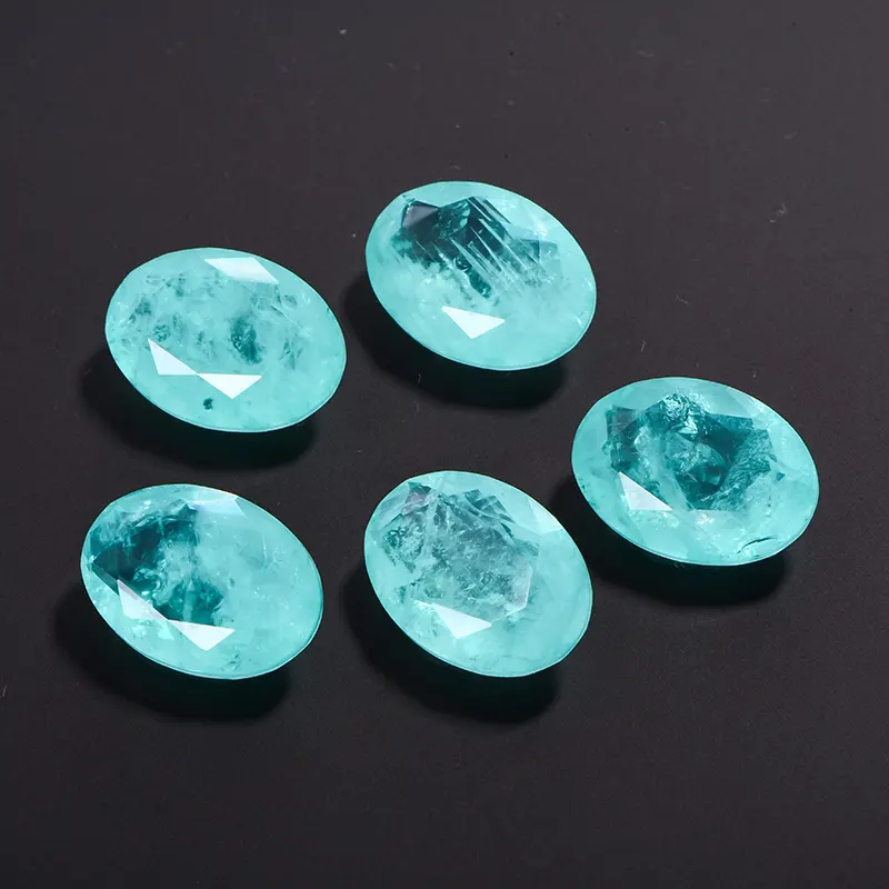 Free Design Loose Gemstones Oval Cut 6x8mm Fusion Stone For Jewelry Making New Arrival
