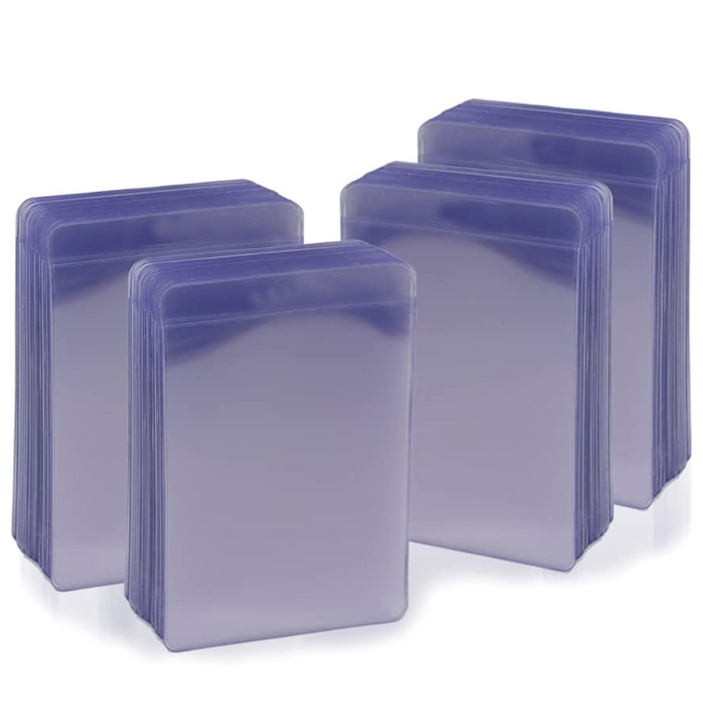 Оптовая продажа с фабрики, прозрачный Полужесткий держатель для карт из прозрачного ПВХ на заказ, сохранитель для сортировки, PSA BGS SGC для защиты торговых карт