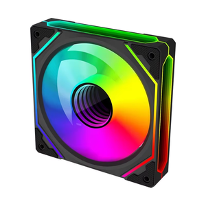 2025 नई शैली डिजाइन फैक्टरी ओएम pwm बुद्धिमान तापमान नियंत्रण 5v3पिन आर्गब प्रशंसक 120 मिमी आरजीबी पीसी केस प्रशंसक - Product Image 3
