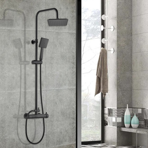 Ceiling Mount Black Matte Tall Large Hydro Jet Pressure <strong>Rain</strong> Overhead <strong>Shower</strong> <strong>Head</strong> - Product Image 6
