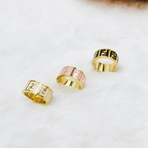 Anillo 2024 de la Marca Francesa <span class=keywords><strong>FEDI</strong></span>, Anillo Vegetariano de Lujo Ligero y Moderno, Anillo de Oro de 18K con Diseño de Amor, Simple y Elegante - Product Image 5