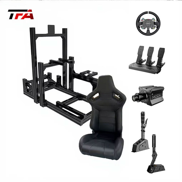 Best Quality 4080 Aluminum Extruded Profile GT1 Car Driving Racing Simulator Chassis Part and TV Monitor Stand Sim Racing Rig