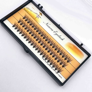 Private Label <strong>Reusable</strong> Self <strong>Adhesive</strong> <strong>Eyelashes</strong> Silk Lashes Cluster Lashes Wholesale Volume Fans <strong>Eyelash</strong> Pre Made Fans <strong>Eyelash</strong> - Product Image 4