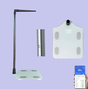 Báscula Personal con Tecnología BT y Estadímetro LED, Capacidad <span class=keywords><strong>de</strong></span> 180 kg, Rango <span class=keywords><strong>de</strong></span> Altura <span class=keywords><strong>de</strong></span> 70-190 cm, Báscula <span class=keywords><strong>de</strong></span> Baño para Peso y Altura - Product Image 2