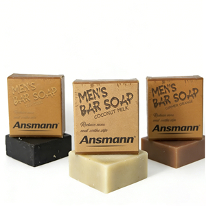 <span class=keywords><strong>Sapone</strong></span> Viso Solido Artigianale da Uomo per Pulizia Profonda con Burro di Karité e Sbiancante per Pelle Grassa - Product Image 5