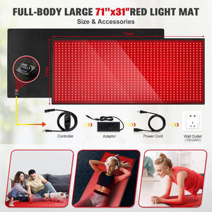 Esterilla de Yoga con Terapia de Luz Roja para Cuerpo Completo, Manta de Terapia de Luz Infrarroja de 660nm y 850nm - Product Image 2