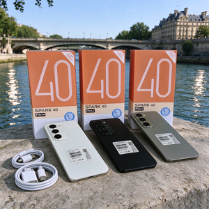Téléphone intelligent 5G pour jeux vidéo, design tendance, corps ultra-fin, grand écran de 7,3 pouces et batterie longue durée, Spark40 Pro, très vendu - Product Image 6