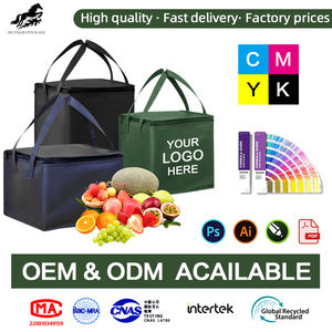 Grand Sac Isotherme Pliable et Personnalisé pour la Livraison <span class=keywords><strong>de</strong></span> <span class=keywords><strong>Repas</strong></span>, Pique-nique et Camping, Panier Glacière Portable avec Logo - Product Image 2