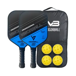 Wholesale Usapa Approved Pro Pickle Ball Rackets Durable PP Honeycomb Pickleball Paddle Set