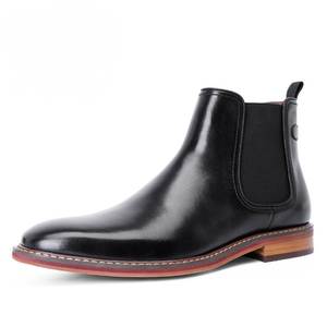 Nuevas botas formales de negocios para hombre, estilo italiano, de alta calidad, de cuero genuino, elegantes botas de tobillo, zapatos de lujo para hombre de talla grande. - Product Image 2