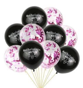 Ballons décoratifs pour fête d'enterrement de vie de jeune fille, ensemble d'éléments Just Married, ballons décoratifs pour enterrement de vie de jeune fille, 10 pièces - Product Image 4
