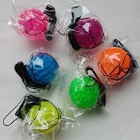 Jouet de poignet en caoutchouc lumineux élastique pour enfants, jouet sportif en plastique de 6 cm pour soulager le stress