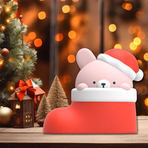 Décoration de Noël mignonne et petite pour la maison, lampe panda décorative pour la chambre, veilleuse animale à capteur tactile pour la décoration - Product Image 5