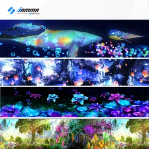 Earn money 3D hologram Interactive floor projection interactive ground projection for Wedding Party