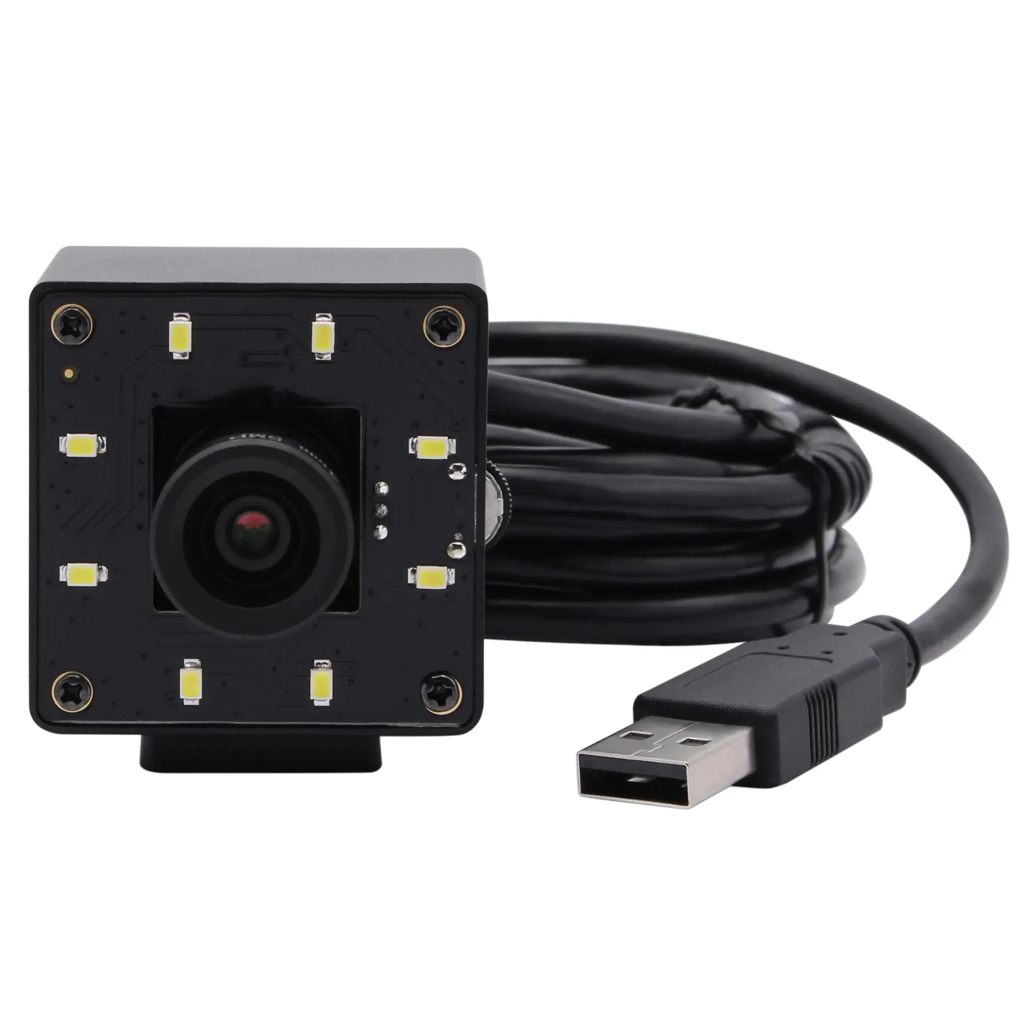 ELP 4K Camera 3840x2160 MJPEG 30fps IMX317 Security Mini USB Video Web Cam USB Camera with White LEDS for Day/Night Vision