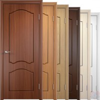 Porte en WPC anti-termites Maplemiles pour chambre à coucher, 45 mm, insonorisée, émail cuit, MDF/WPC, porte en bois