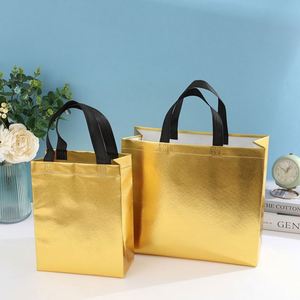 Bolsa de tela no tejida laminada con láser, reutilizable, personalizada, de materiales ecológicos, de alta calidad, a buen precio, al por mayor. - Product Image 4