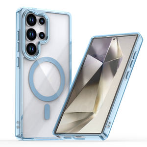 Nouvelle coque de téléphone portable en acrylique transparent brillant magnétique, résistante aux rayures, pour <span class=keywords><strong>Samsung</strong></span> S23ULTRA/S24/S25/S25ULTRA - Product Image 5