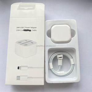 <span class=keywords><strong>Chargeur</strong></span> Mural Portable à Charge Rapide PD 20W USB-C Type-C en Gros pour <span class=keywords><strong>iPhone</strong></span> 16 15 14 13 12 <span class=keywords><strong>11</strong></span> <span class=keywords><strong>Pro</strong></span> Max avec Câble (Prises US EU UK) - Product Image 4