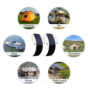 <span class=keywords><strong>Panneau</strong></span> <span class=keywords><strong>solaire</strong></span> photovoltaïque flexible entièrement noir haute efficacité 50W 100W 18V pour <span class=keywords><strong>camping</strong></span>-<span class=keywords><strong>car</strong></span>, bateau, <span class=keywords><strong>camping</strong></span>, tente, prix compétitif Pakistan - Product Image 5