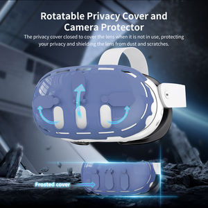 Pour <span class=keywords><strong>Oculus</strong></span> <span class=keywords><strong>quest</strong></span> <span class=keywords><strong>3</strong></span> <span class=keywords><strong>VR</strong></span> lunettes étui de protection transparent pour Meta quest3 <span class=keywords><strong>VR</strong></span> <span class=keywords><strong>casque</strong></span> PC cristal couverture JYS-MQ012 - Product Image 3