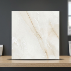 Baldosa de Porcelana Pulida y Esmaltada de 9 mm de Espesor, 600x600 mm, Acabado Brillante, Color Blanco Nixon, 24x24 - Product Image 4