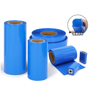 Manchon isolant pour batterie au lithium en PVC de 600 mm de large et 0,15 mm d'épaisseur, ignifuge, bleu, gaine thermorétractable en PVC - Product Image 3