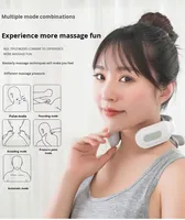Vente flash : Masseur cervical intelligent à impulsions électriques pour les muscles profonds, masseur cervical électrique pour la colonne cervicale