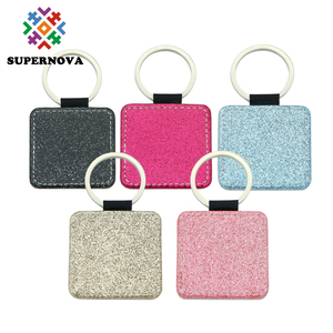 LLavero de cuero en blanco, sublimación, Corazón - Product Image 4
