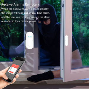 Tuya-alarma inteligente para el hogar, Sensor de puerta y ventana con <span class=keywords><strong>Wifi</strong></span>, <span class=keywords><strong>Detector</strong></span> de <span class=keywords><strong>apertura</strong></span>/cierre con notificación por aplicación - Product Image 5