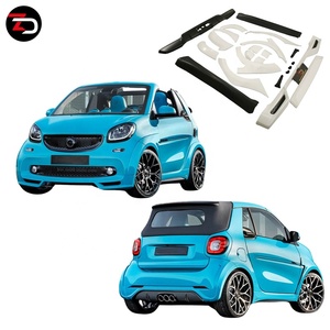 Nuovo Kit Carrozzeria in Materiale CF FRP B Ultimate 125 con Diffusore Anteriore, Parafanghi e Aperture per Scarico per Smart W453 <span class=keywords><strong>Fortwo</strong></span> - Product Image 1