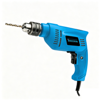 Perceuse à percussion électrique filaire 650W 13mm à vitesse variable avec poignée auxiliaire pour le perçage du bois, du métal et de la maçonnerie, travaux de bricolage