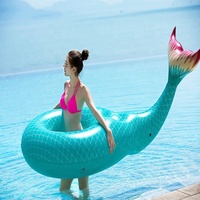 Summer beach pool party loisirs mer bonne nager cercle gonflable sirène anneau de natation adapté pour adultes et enfants
