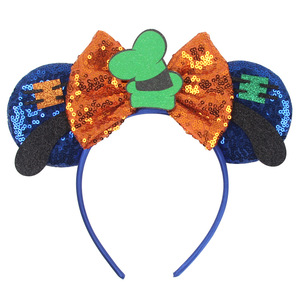 Diadema de Orejas de Ratón con Lentejuelas de Diseño Personalizado para Fiestas, con Lazo y Gorro de Chef, Estilo Dulce para Mujer, Ajustable - Product Image 1