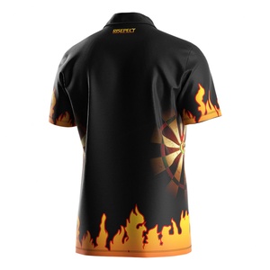 T-shirt d'été à manches courtes pour homme, design sublimation, avec logos, style polo ou Dart Shirt - Product Image 4