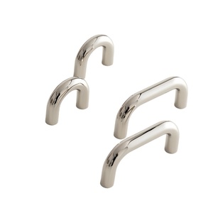 French Modern Minimalist Style U-shaped Arch Bridge <b>Handle</b> Cabinet Wardrobe <b>Drawer</b> Dresser Zinc Alloy Texture rainbow Durable - Product Image 3