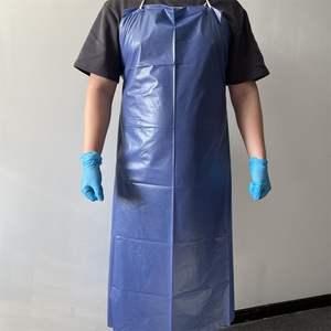 <span class=keywords><strong>Tablier</strong></span> jetable universel en PE gaufré, anti-salissures et imperméable, pour la cuisine domestique, le nettoyage et la protection personnelle - Product Image 5