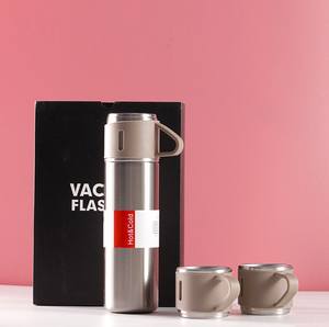 2025 Juego de frascos de vacío con logotipo personalizado de 17oz de alta calidad Juego de regalo de frascos de vacío de acero inoxidable 304 sostenible - Product Image 5