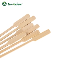 Brochettes jetables en bambou en gros, écologiques, style coréen, bâtonnets ronds pour brochettes de viande, grillades, taille personnalisée