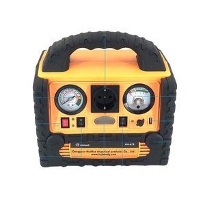 Avviatore d'Emergenza per <span class=keywords><strong>Auto</strong></span> 12V 8Ah 600A di Picco con Presa USB-A, Inverter 120W, Presa AC 110V, 2 Porte <span class=keywords><strong>Accendisigari</strong></span>, LED per Camion e Moto - Product Image 1