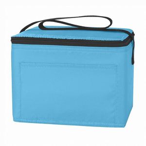 Custom 210D Pearl Cotton PEVA Cooler Bag Insulated Lunch Bag Promotional Aluminium Foil Thermal Cooler Bags With Front Pocket - Product Image 3