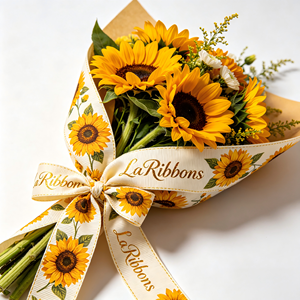 Ruban imprimé personnalisé pour Noël, certifié BSCI, fabriqué au Vietnam, avec boîte de présentation PDQ pour la vente au détail en supermarché - Product Image 4
