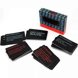 Venta al por mayor <span class=keywords><strong>de</strong></span> tarjetas <span class=keywords><strong>de</strong></span> papel para familias, niños y adultos, fiesta divertida borracho, tarjetas <span class=keywords><strong>de</strong></span> juego personalizadas impresas para <span class=keywords><strong>juegos</strong></span> - Product Image 1